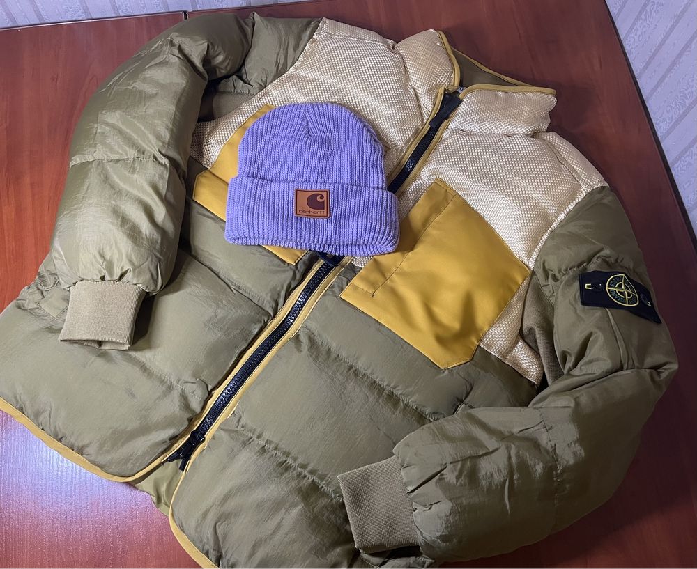 Шапка stone island carhartt