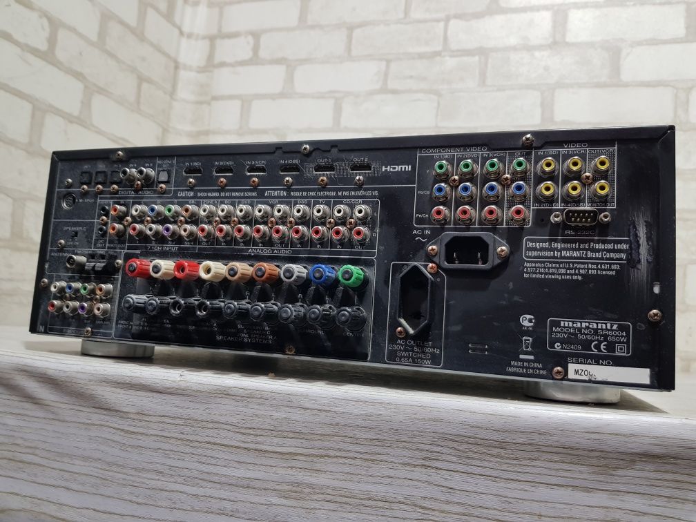Пульт! AV ресивер/підсилювач MARANTZ SR6004, HDMI,USB, 110 Вт