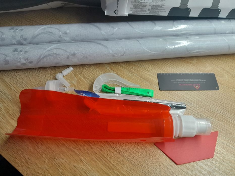 Folia okienna 2szt. x 200cm x 90cm plus akcesoria montażowe filtr uv