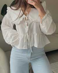 Блуза жіноча блузка з довгим рукавом в стилі зара