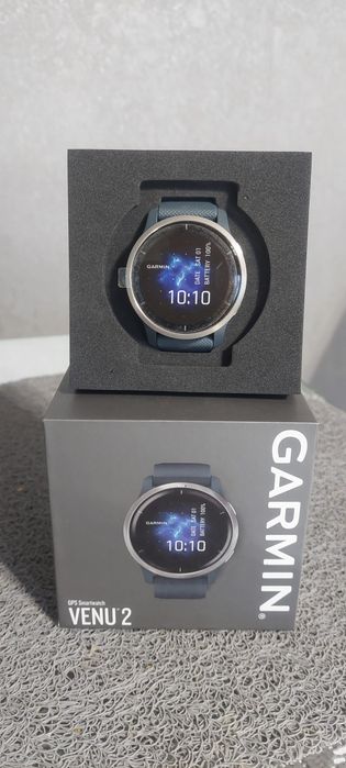 Garmin Venu 2 – srebrna ramka, grafitowy – po wymianie gwarancyjnej