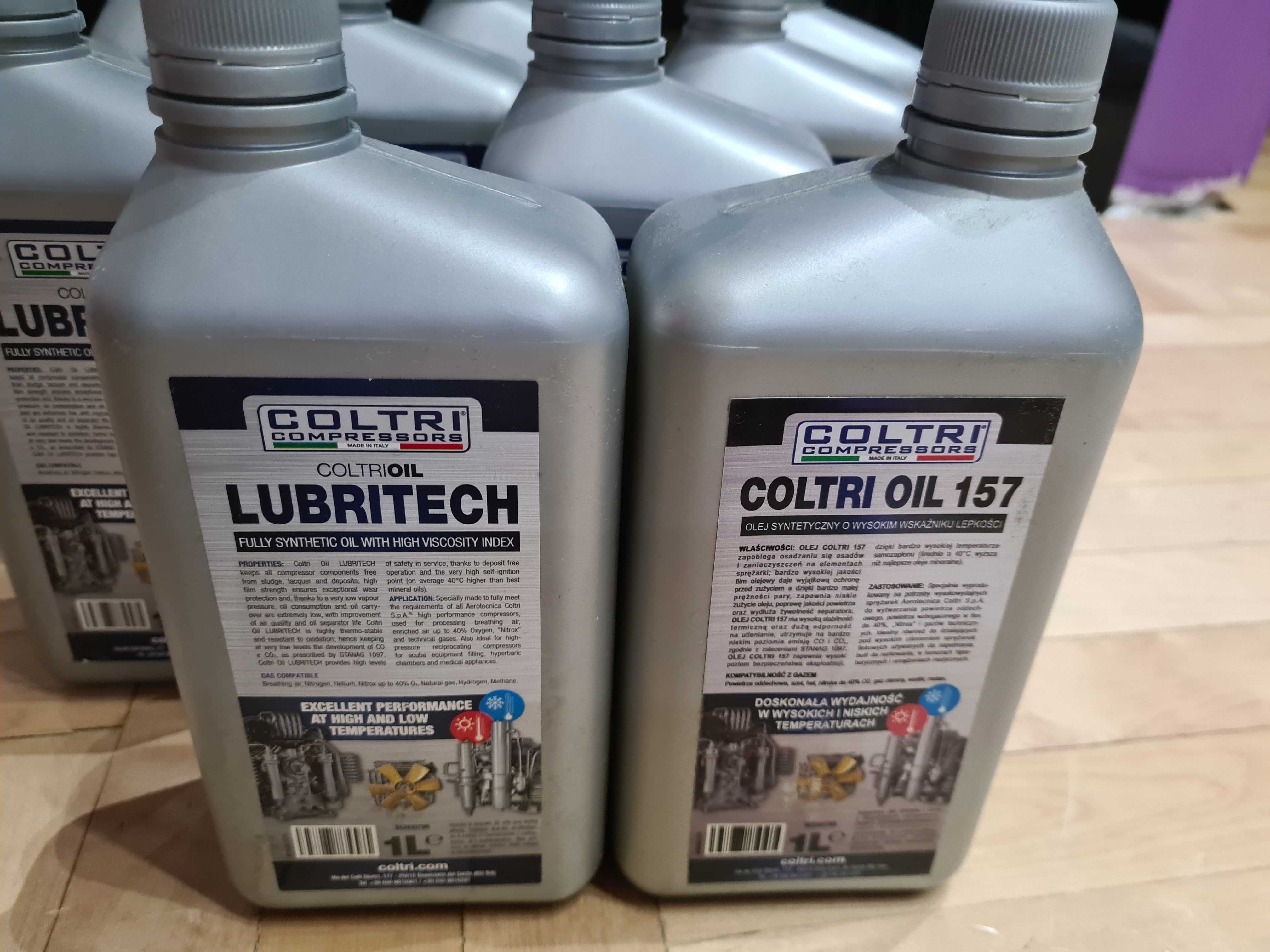 OLEJ syntetyczny do sprężarek COLTRI OIL 157 1 L.