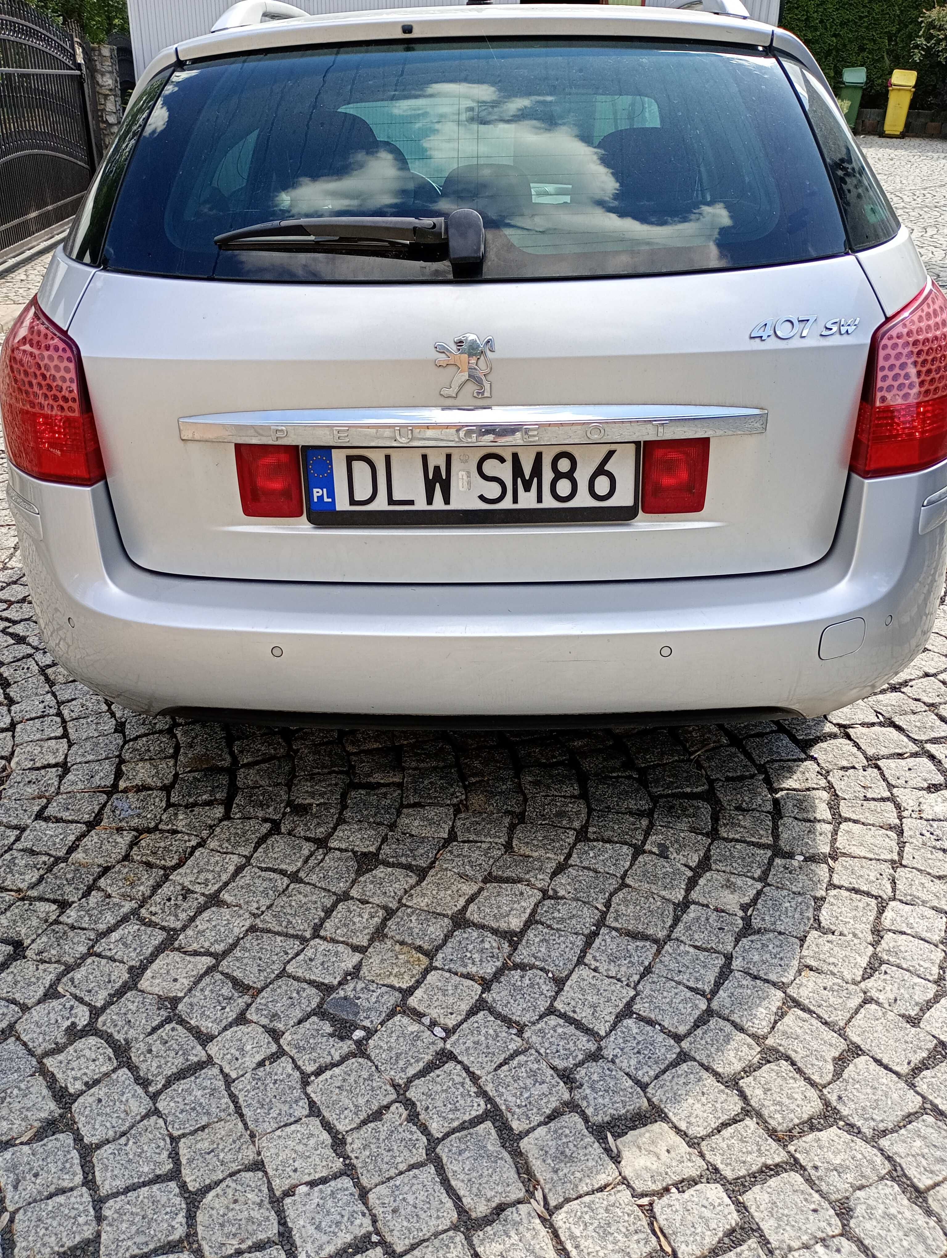 Peugot 407 sw 2010r. 1.6 hdi