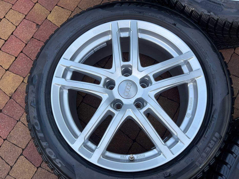 3913. Koła zimowe Audi A5 5x112 7.5J ET29 225/50/17 Pirelli