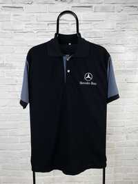 MERCEDES-BENZ Koszulka Polo Męska Bawełniana Super Stan_L_XL_