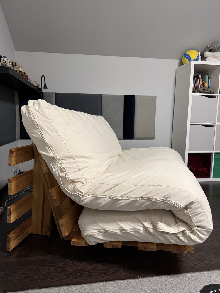 Łóżko - stelaż+materac Futon 140x200