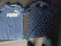 2x bluzka polo 140 + puma 152