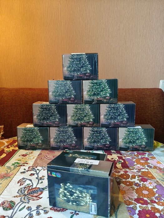 Гірлянда роса на ялинку 20, 30 м гирлянда герлянда