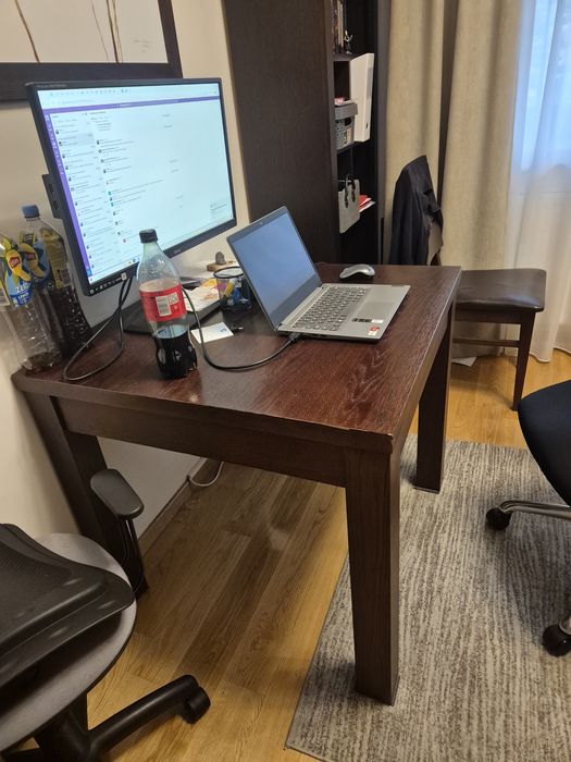 Stol bukowkso wenge debowy stolik