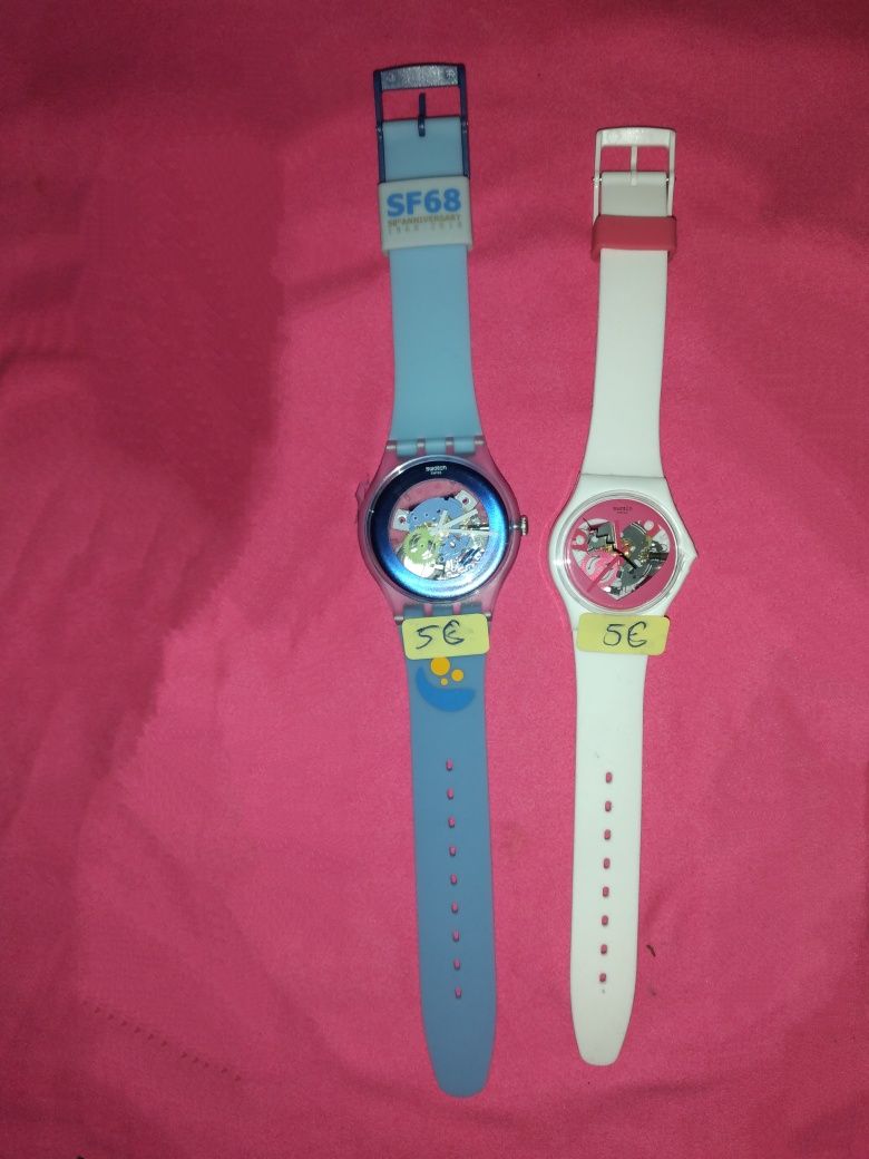 Vendo vários Relógios Swatch Usados