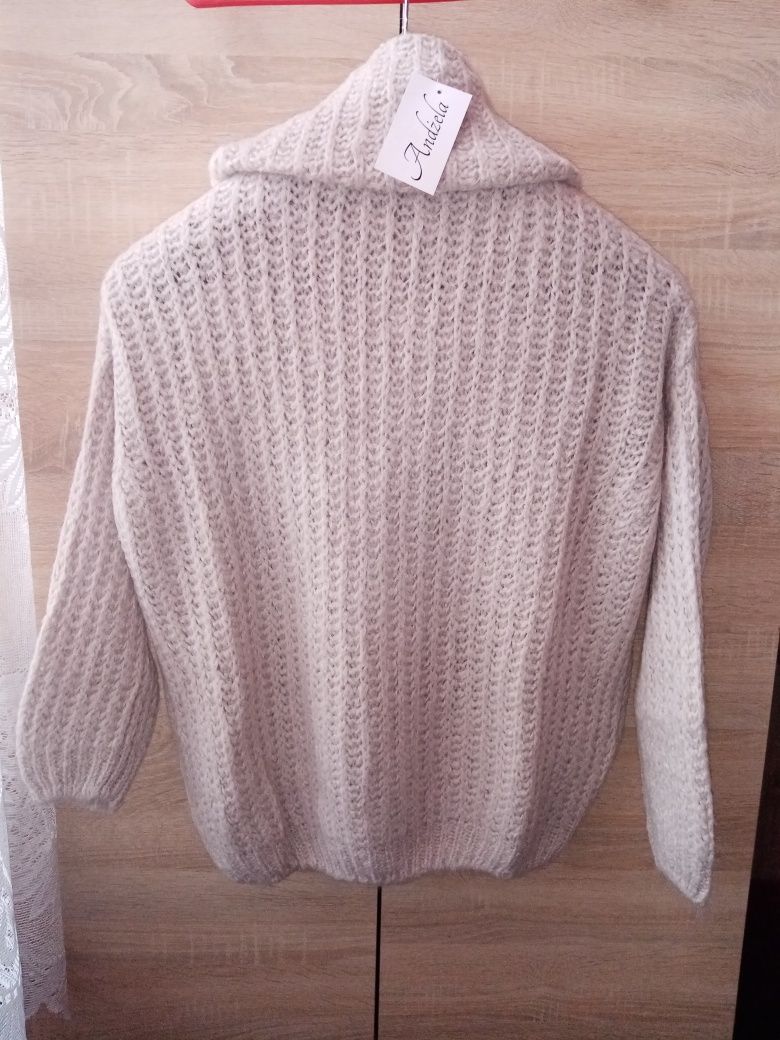 Mocherowy sweter z golfem XL /XXL