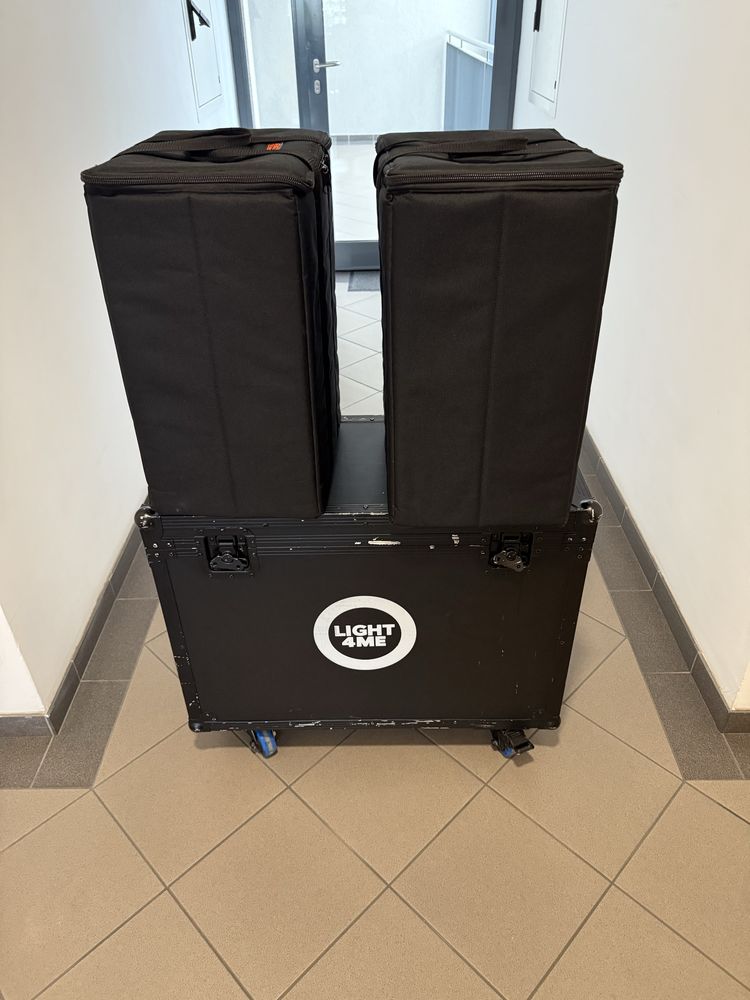 Venom spot 150 w rings 4 szt 1 case 2 torbg dmx bezprzew  stan igła