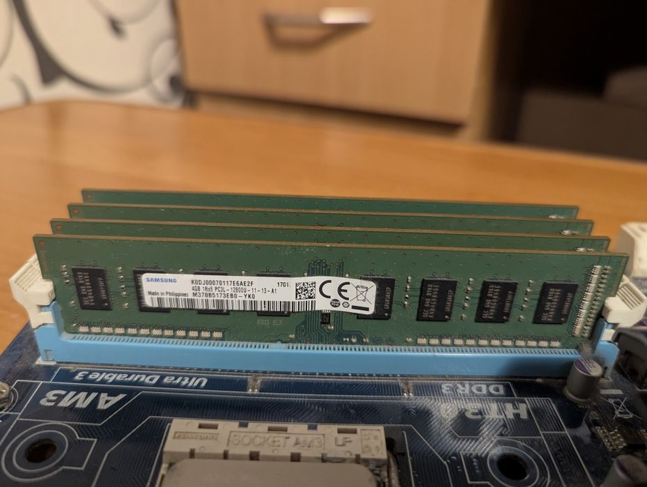 мат. плата. Phenom ll x4 BE (3,4Ггц), оператика 16гб.