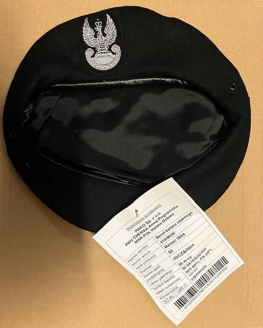 beret WP czarny R56