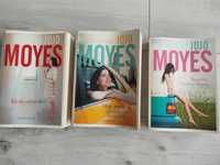 Trzy książki Jojo Moyes .