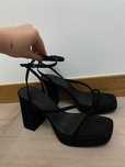 Sandały na platformie z obcasem buty na obcasie rozmiar 41 Pull&Bear