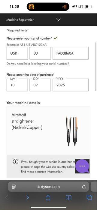 Dyson Airstrait оригінал