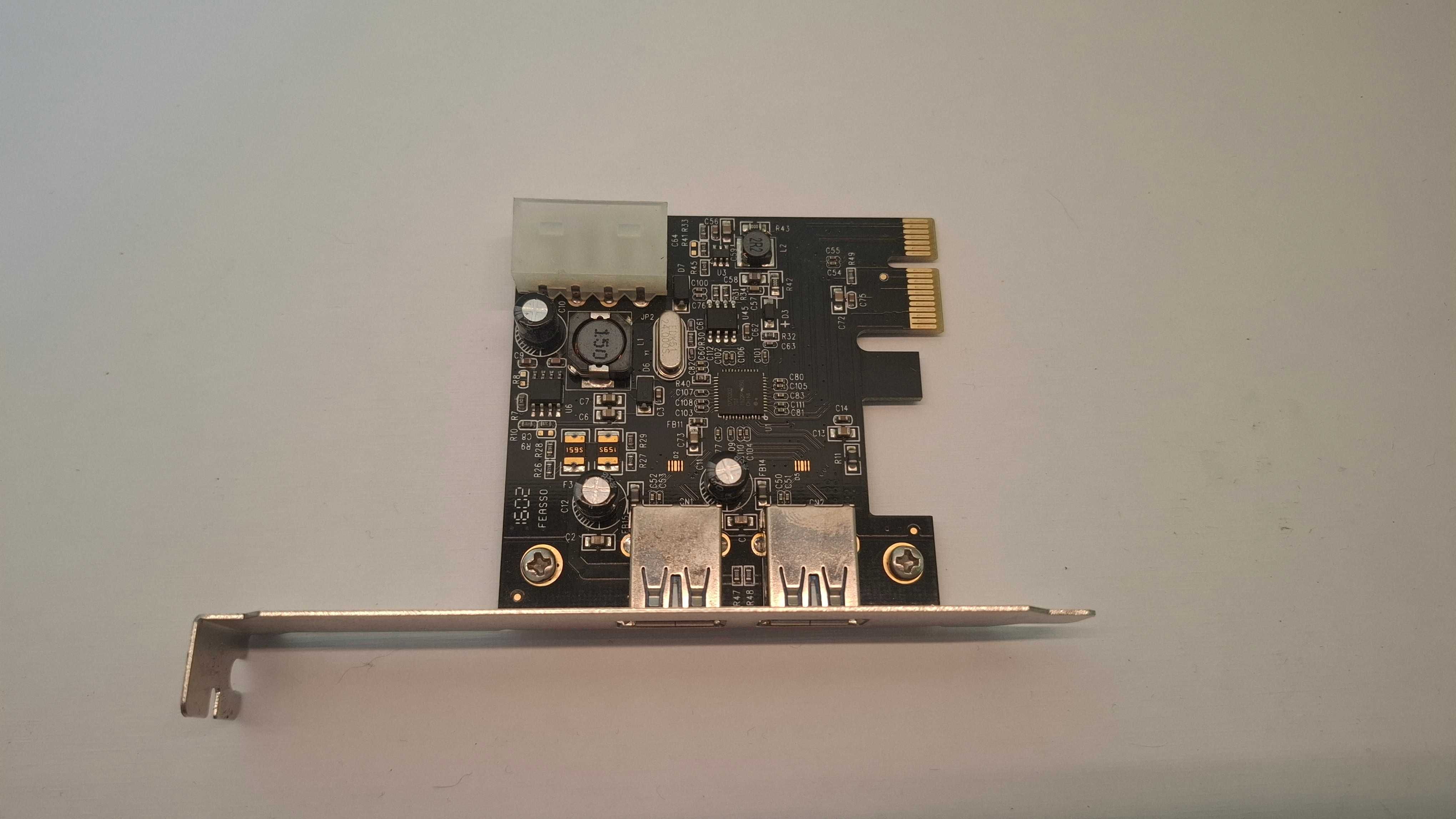 Karta rozszerzeń PCIe USB 3.0 kontroler 2-porty