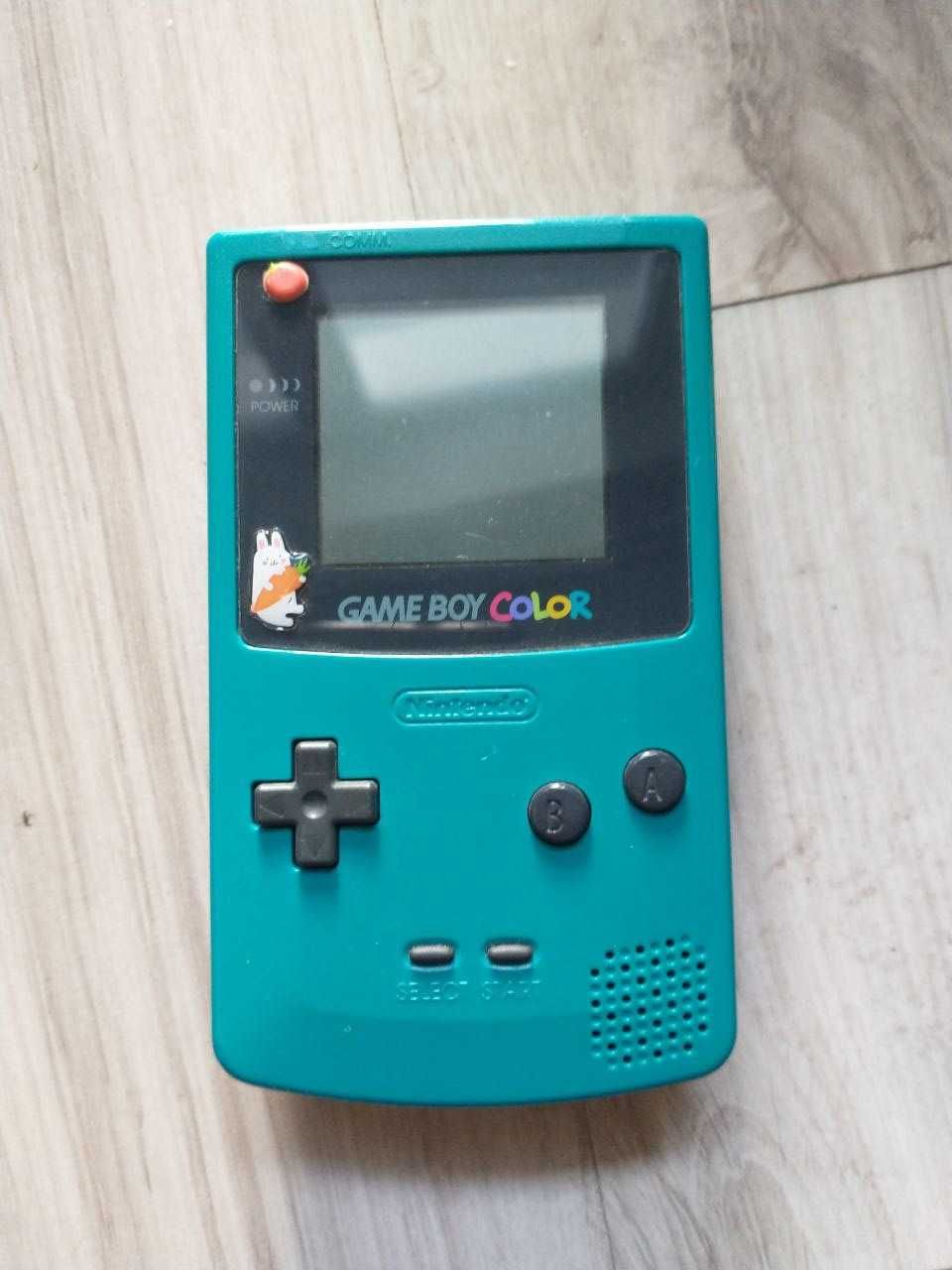 Game Boy Color teal oryginalny używany bdb stan