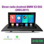 Radio Android BMW X3 E83 (2003-11) Android Auto / Carplay / 2+32 GB