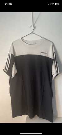 T-shirt Adidas Preta e Branca