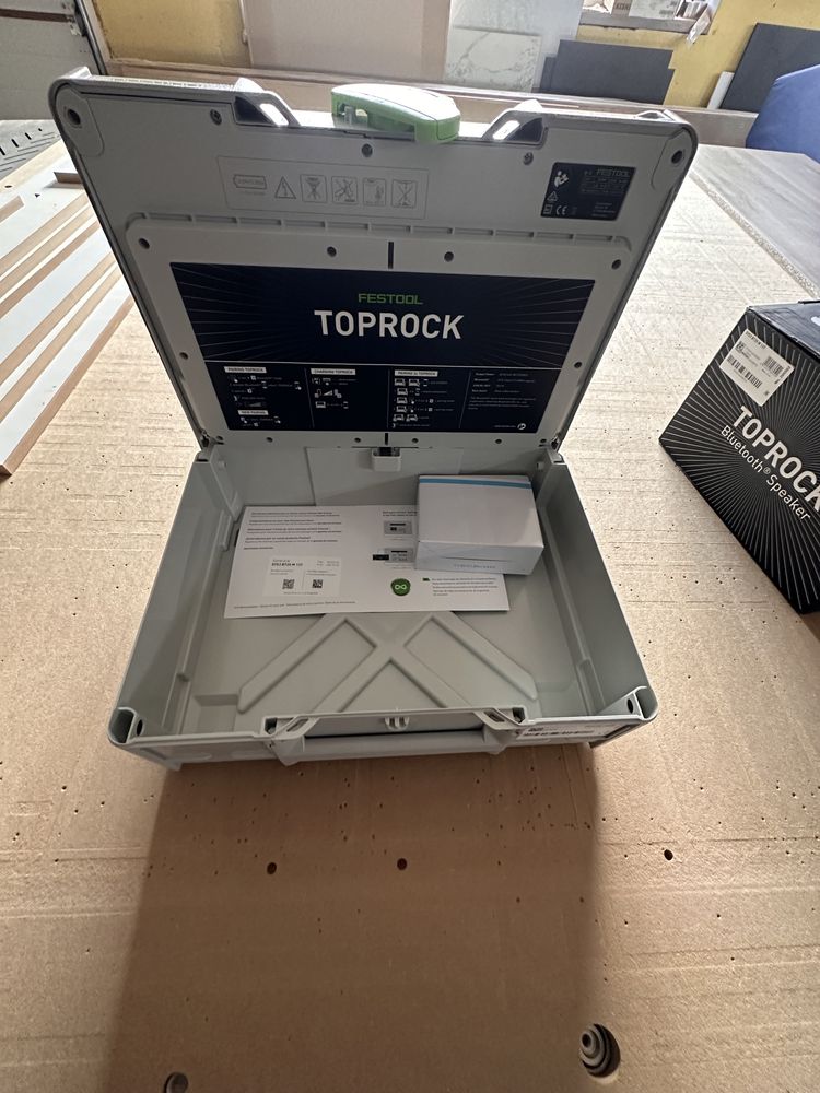 Festool TOPROCK systainer, glosnik bluetooth. Nowy