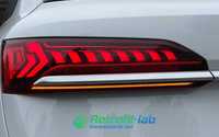 Lampy tylne Audi Q7 4M LIFT konwersja przeróbka lamp tył USA EU OPT2