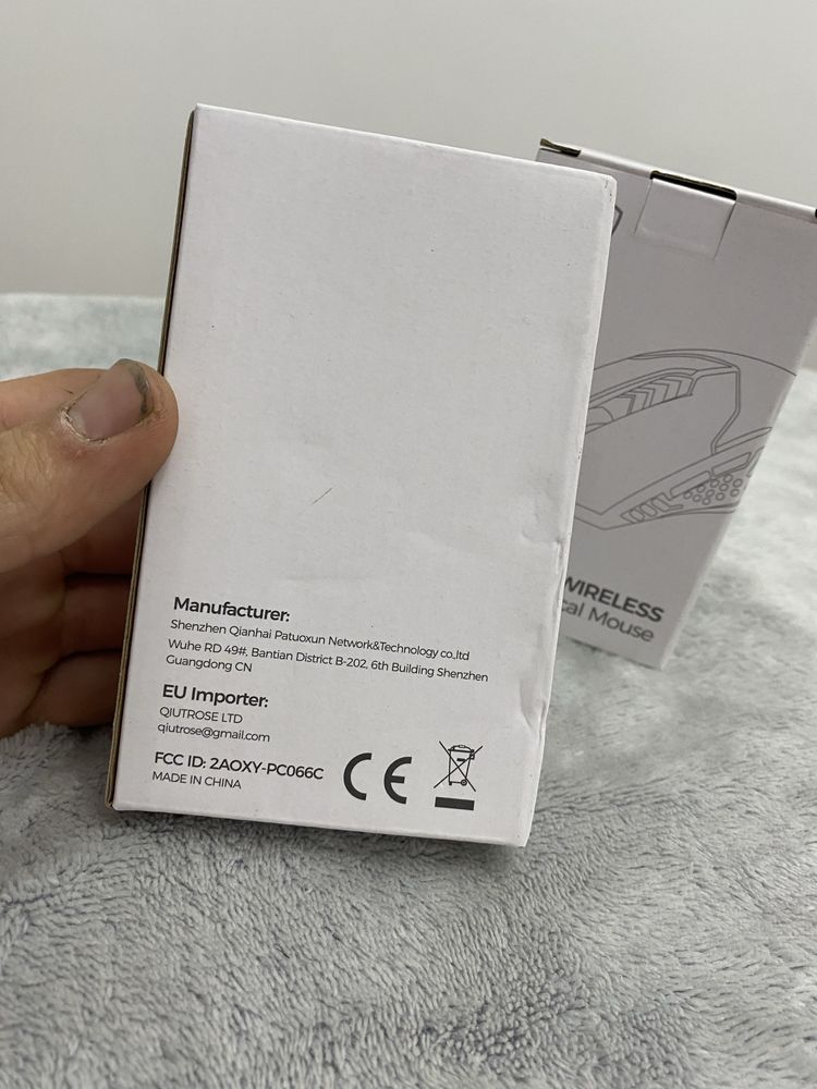 Бездротова ігрова миша optical mouse 2аoху-рс066 Портативна