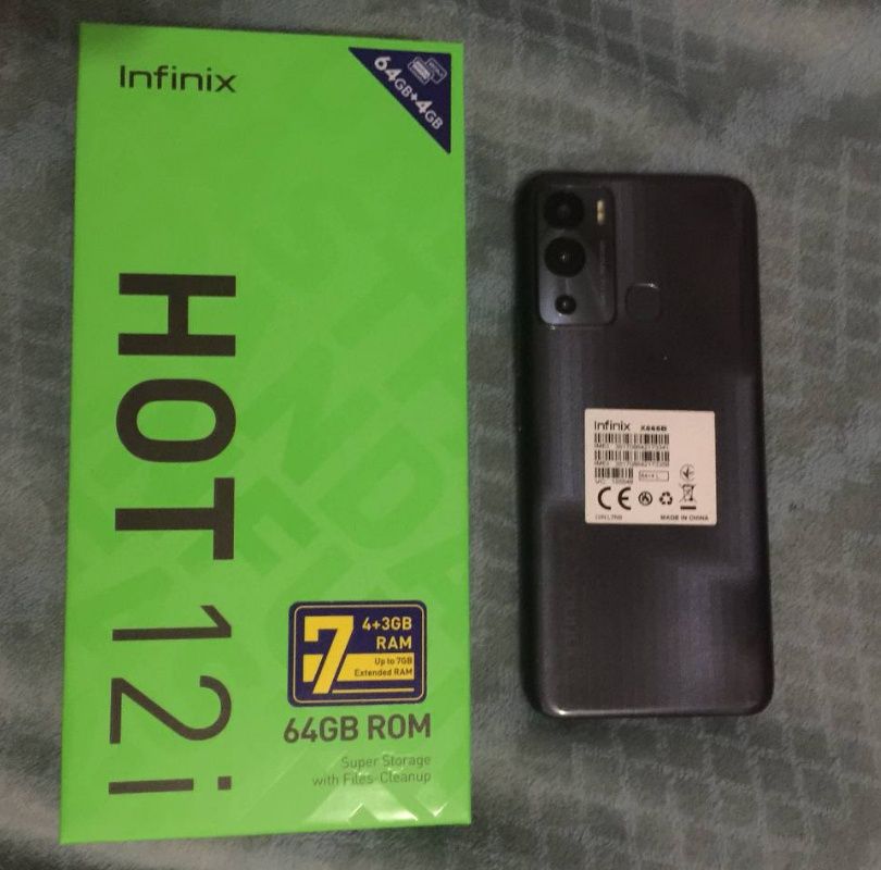 Infinix HOT 12i   4+3GB  64GB ROM