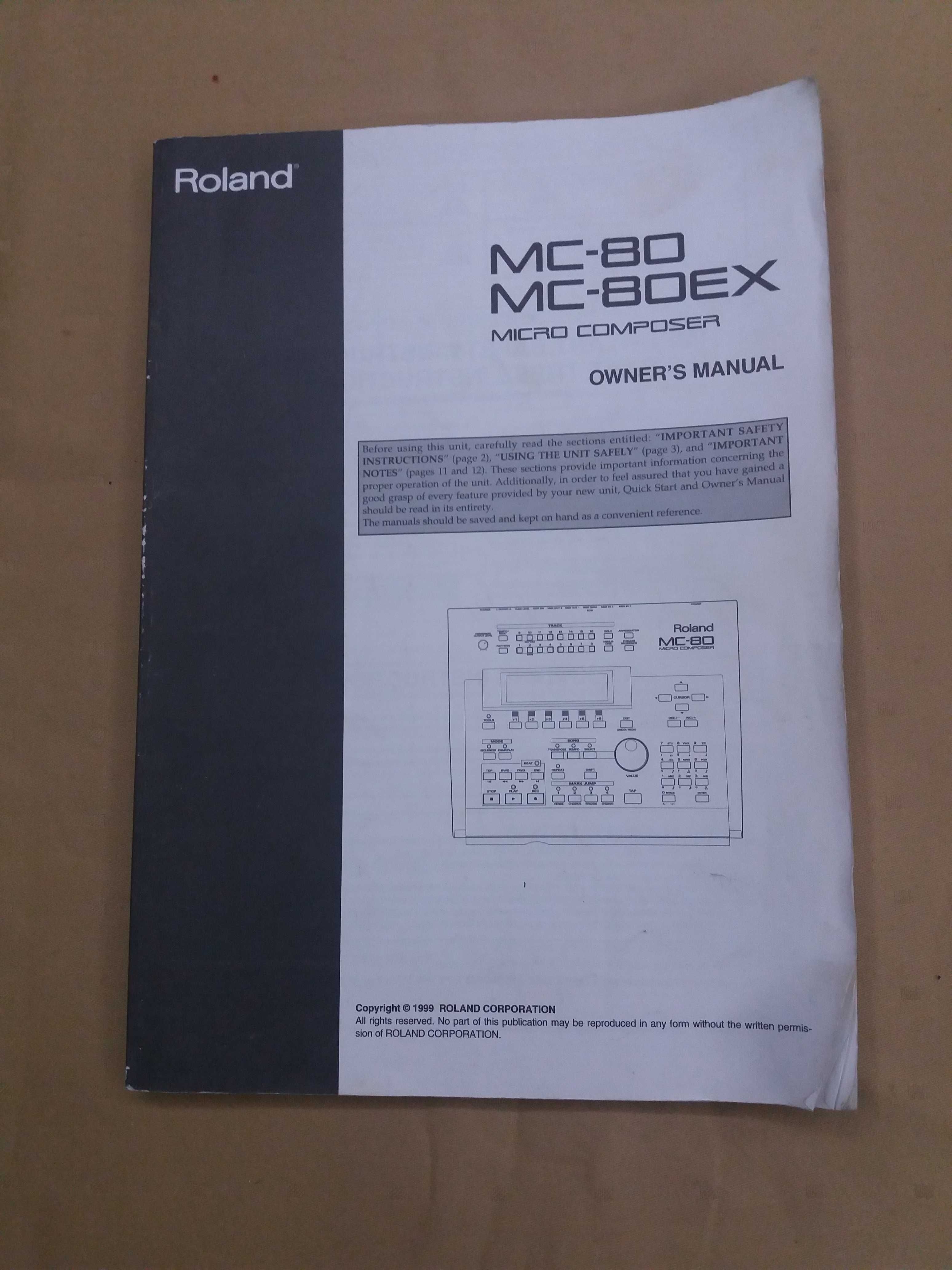 Аппаратный MIDI секвенсор Roland MC 80 MicroComposer