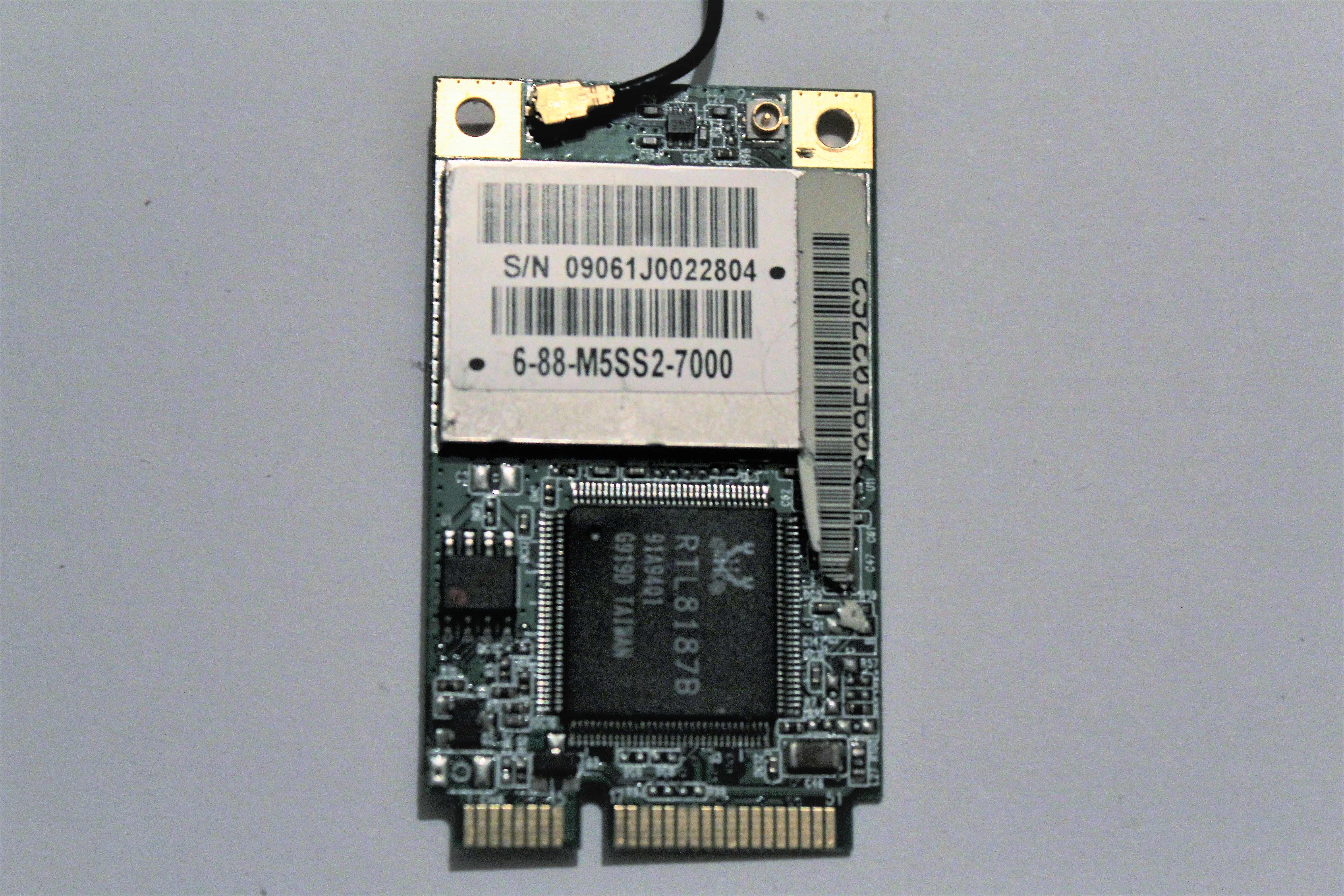 Placa de rede Wireless - WIFI para portátil + cabo de ligação interno