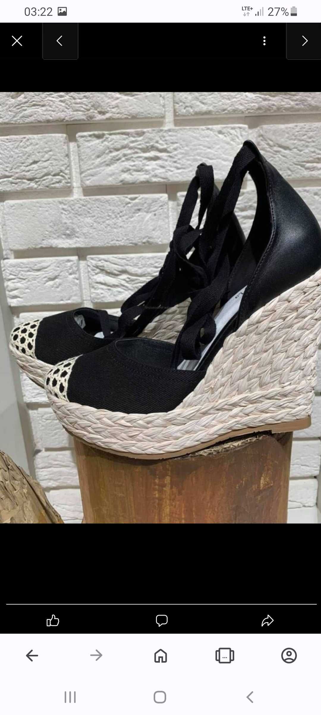 Buty espandryle koturny By o la la