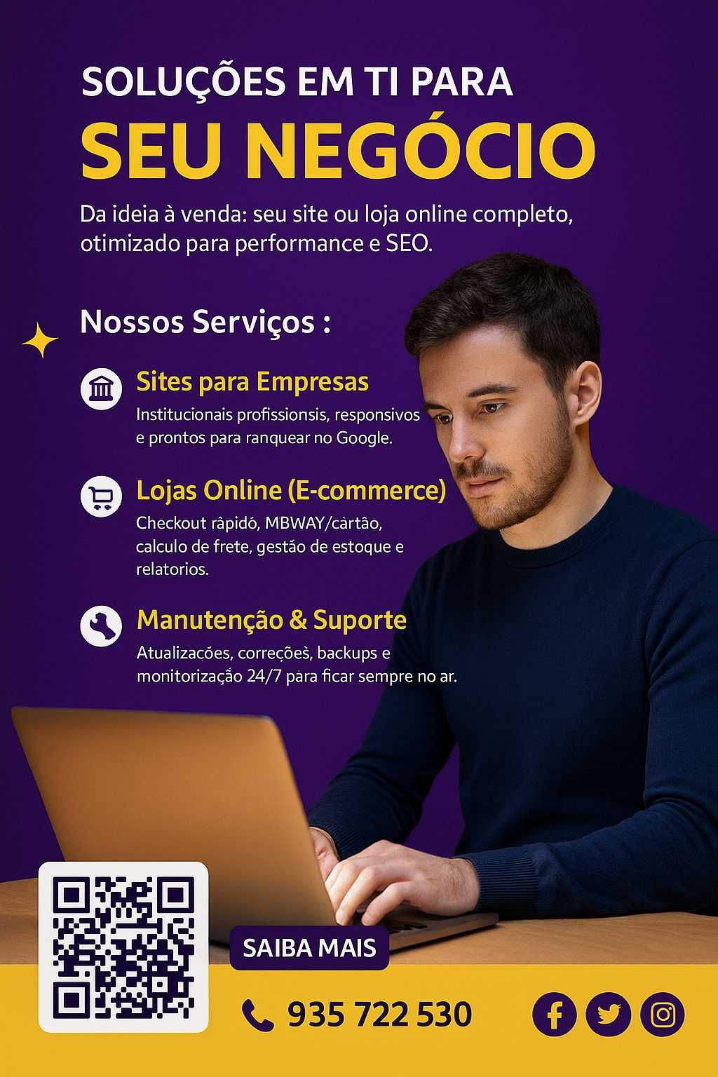 Soluções de TI para seu negócio.