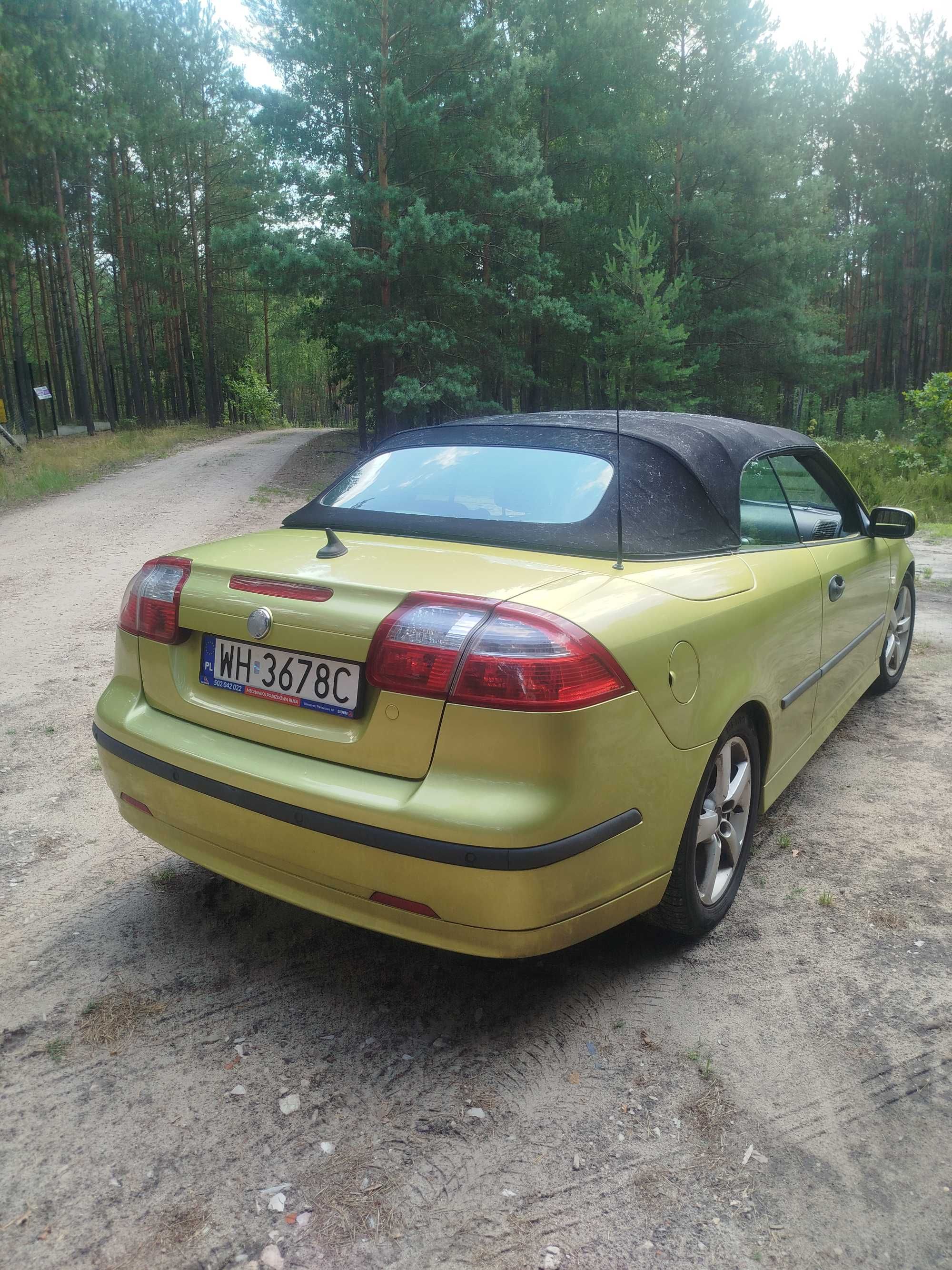 Piękny Saab 9-3 Cabrio