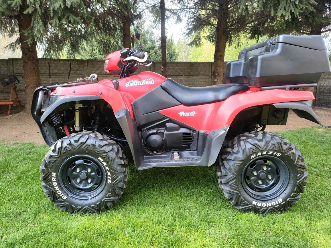 Suzuki Kingquad 750, 2012r homologacja 4x4 niski przebieg 6200 km!!!