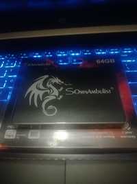 Szybki markowy dysk SSD 64GB Somnambulist. Nowy.