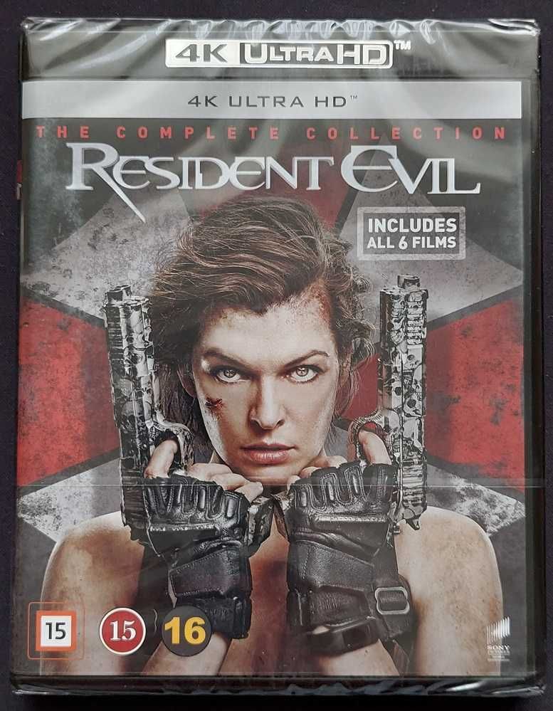 Resident Evil 1-6 - Lektor, Napisy PL - 4K Ultra HD - Nowe folia!