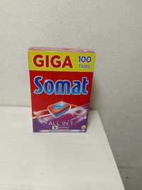 Таблетки для посудомойки Somat 100 таб.