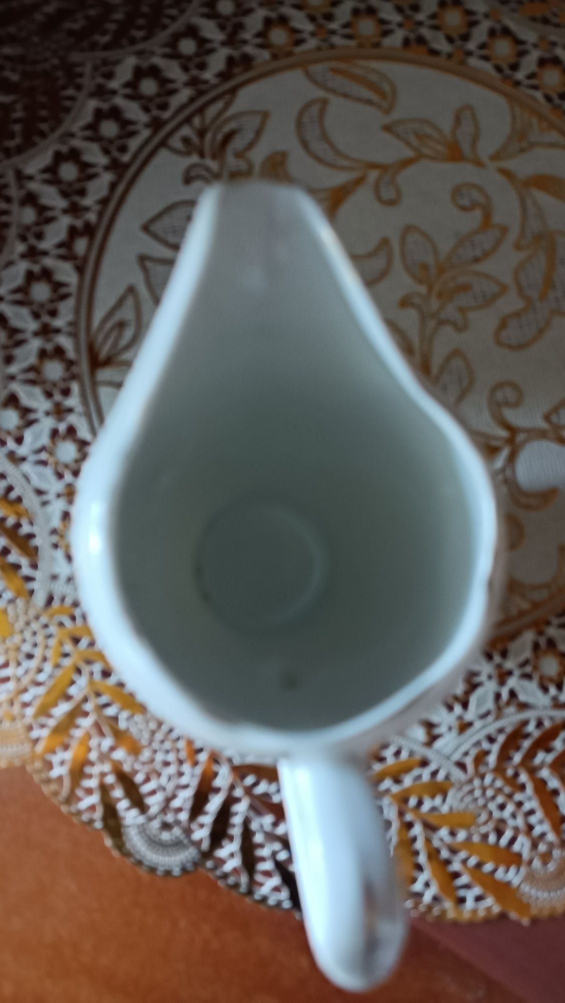 Dwojaczek na przyprawy i dzbanuszek porcelana z Ćmielowa