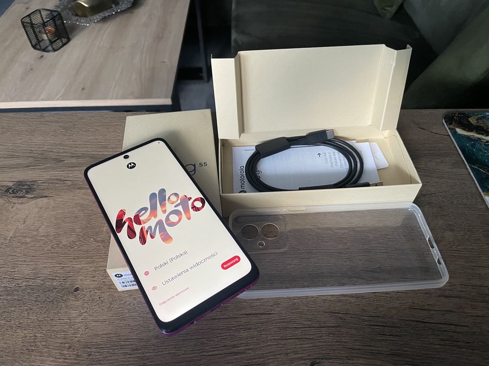 Fabrycznie Nowa Motorola Moto G55 5G XT2435 Pink/8/256GB!