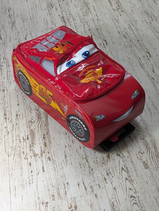 Дитяча Дорожня Сумка-Валіза на Колесах "Блискавка МакКвін"