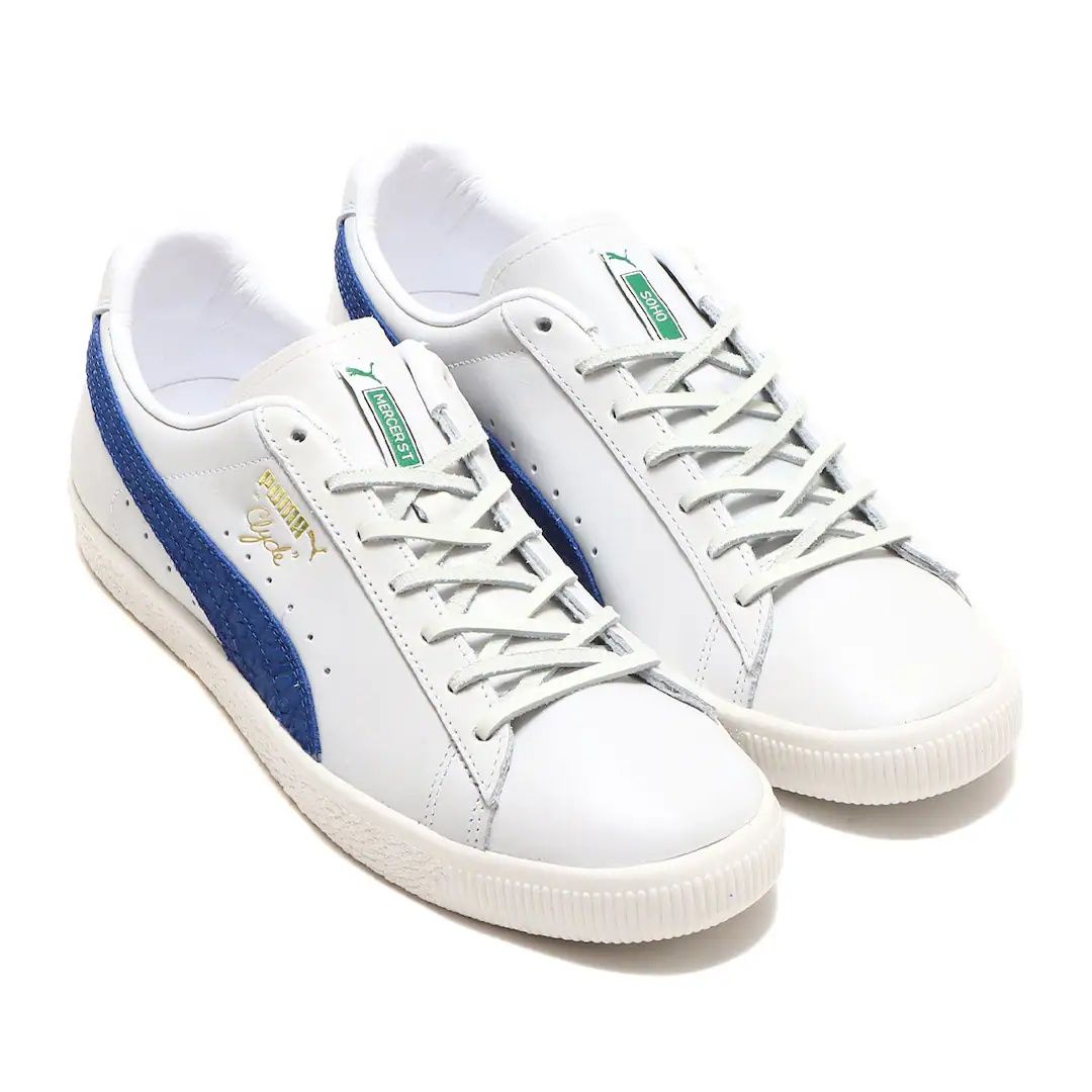 Кроссовки Puma Clyde Soho кожаные мужские кеды Suede Bold Classic