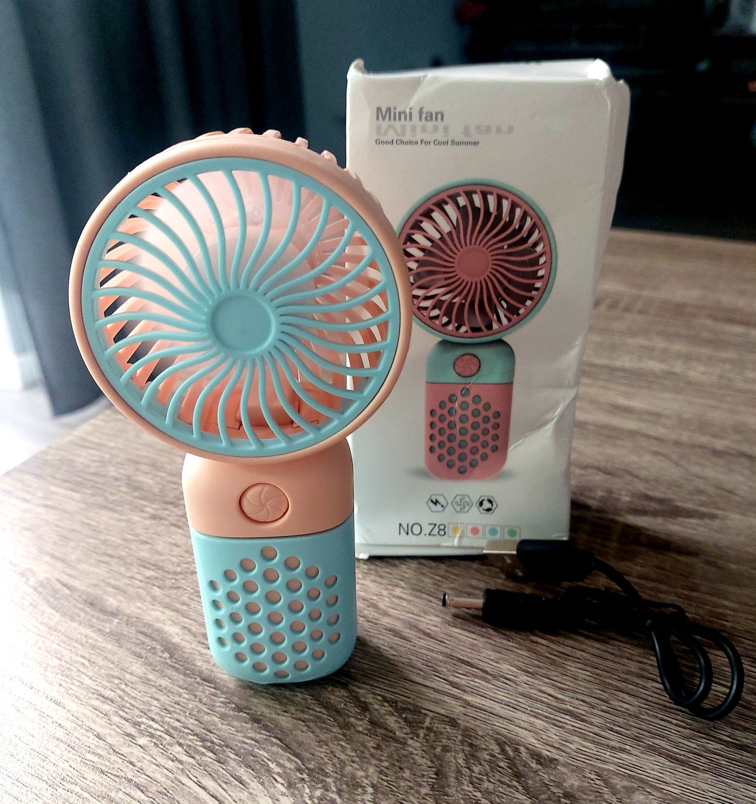 Wentylator, wiatraczek kieszonkowy na usb Nowy Mini fan