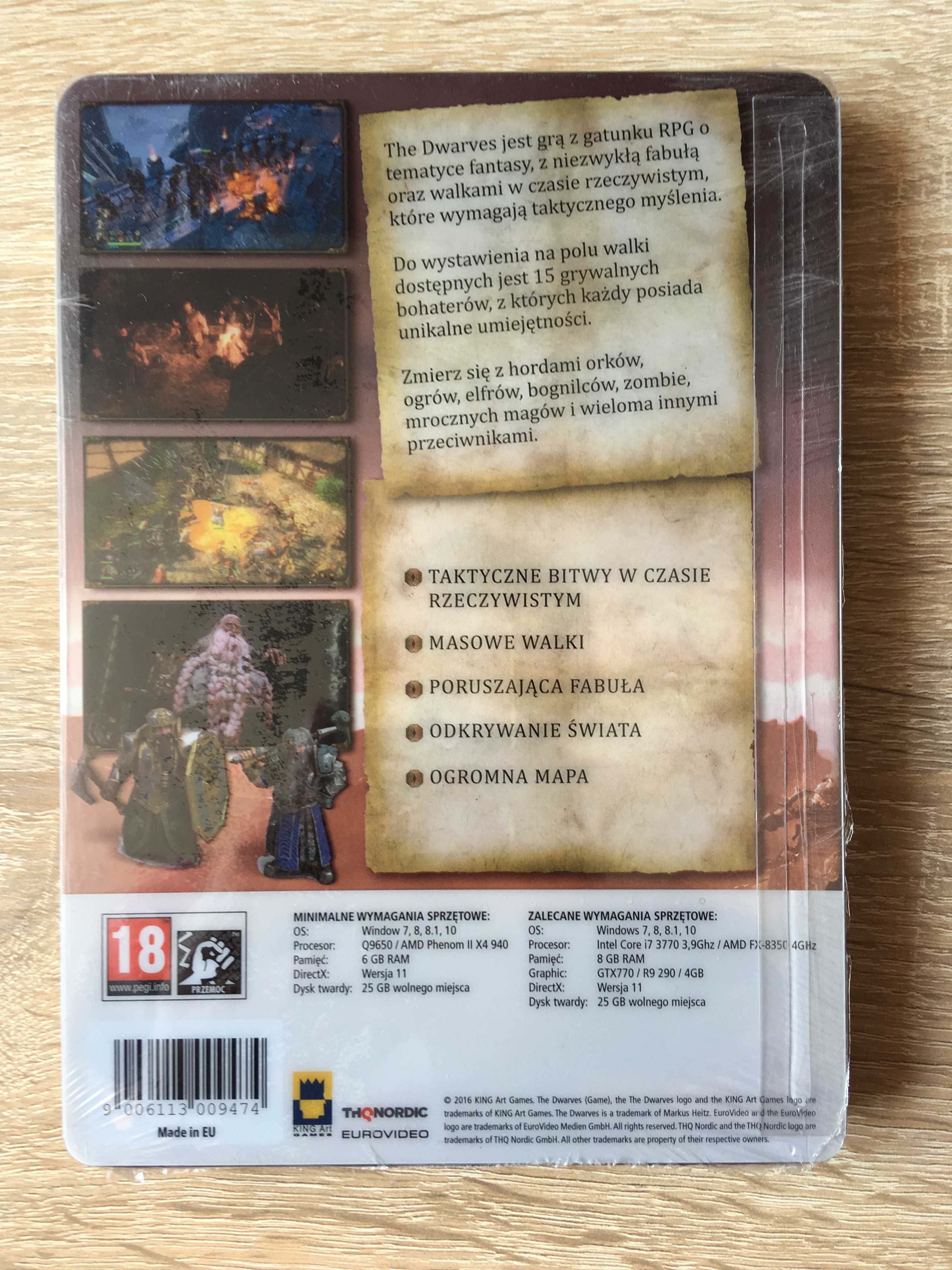 The Dwarves - Edycja Steelbook - PC - PL - NOWA, FOLIA