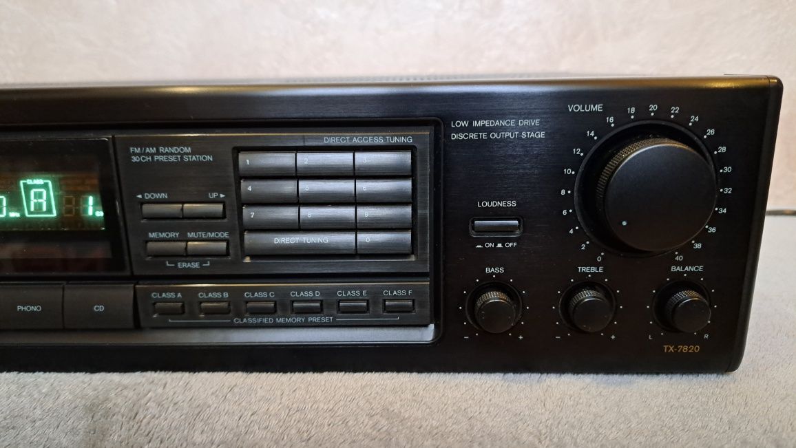Amplituner stereo ONKYO TX-7820, technicznie idealny.