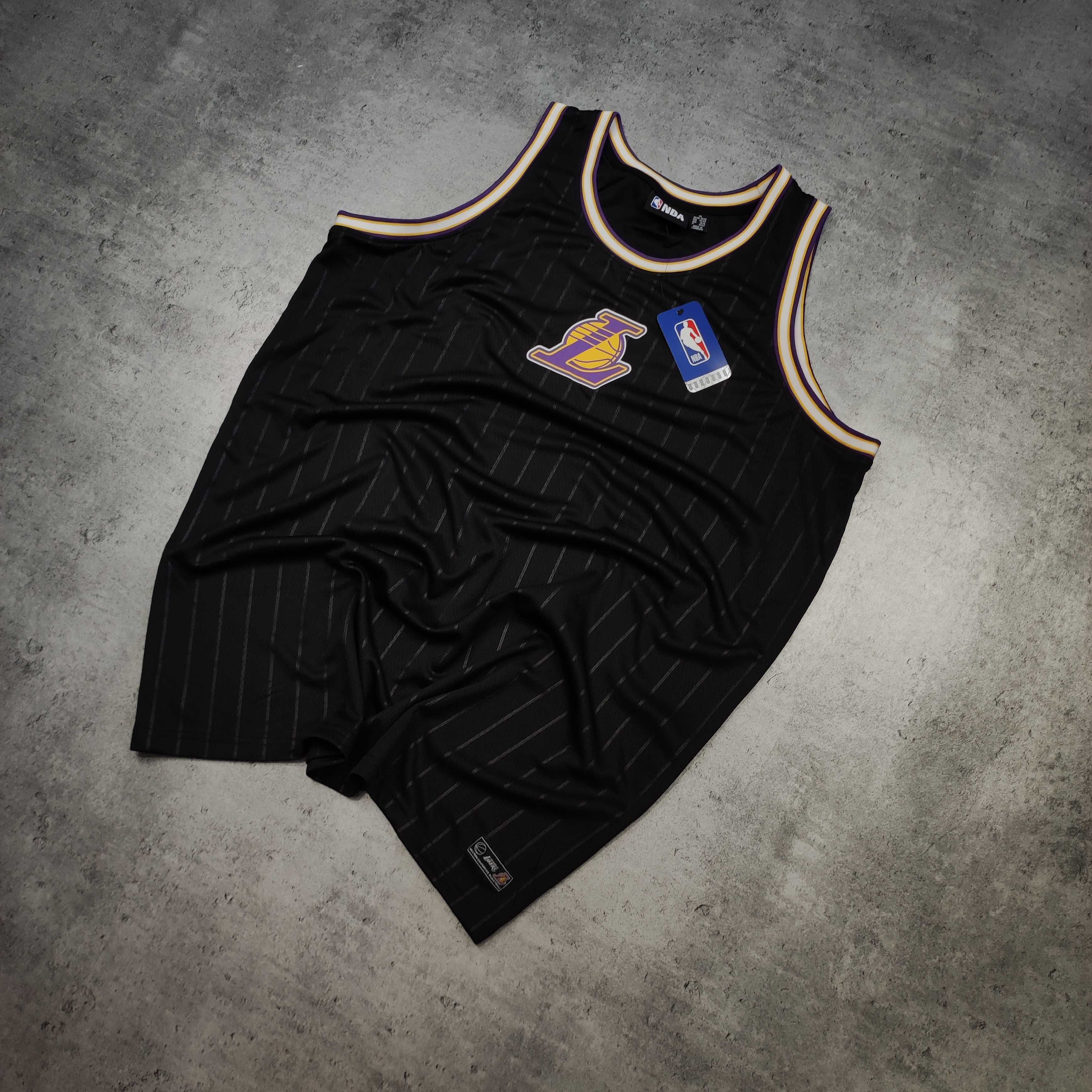 MĘSKA Koszulka Sportowa Jersey NBA Koszykówka Los Angeles Lakers Logo