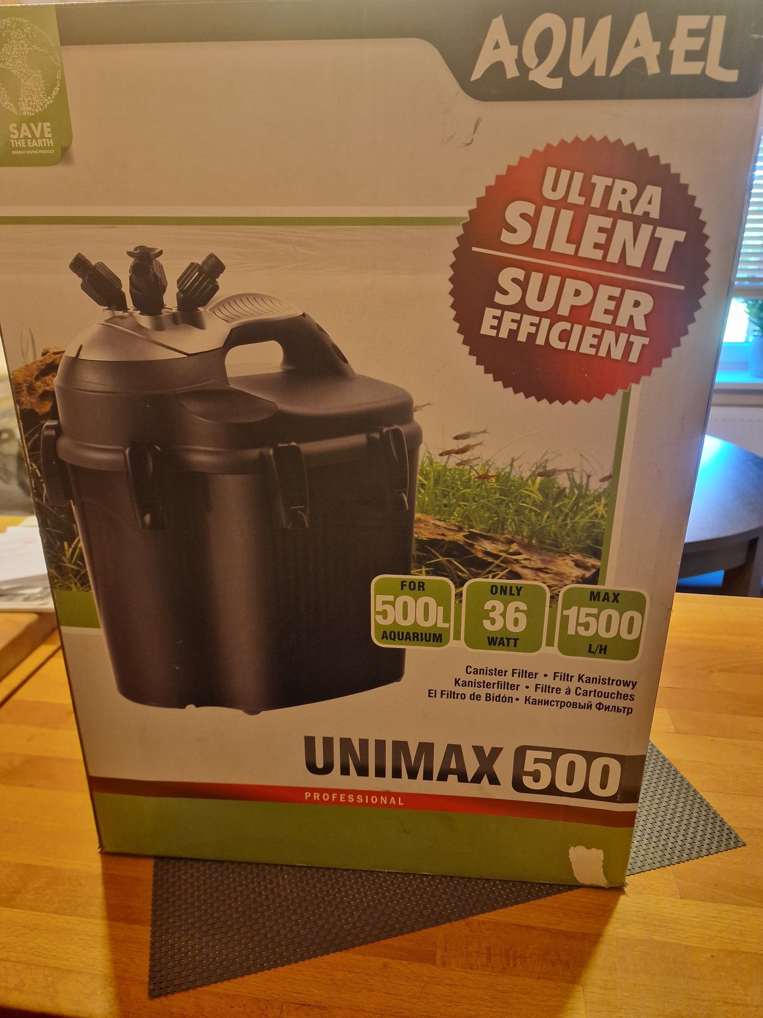 Filtr kubełkowy  Aquael Unimax 500