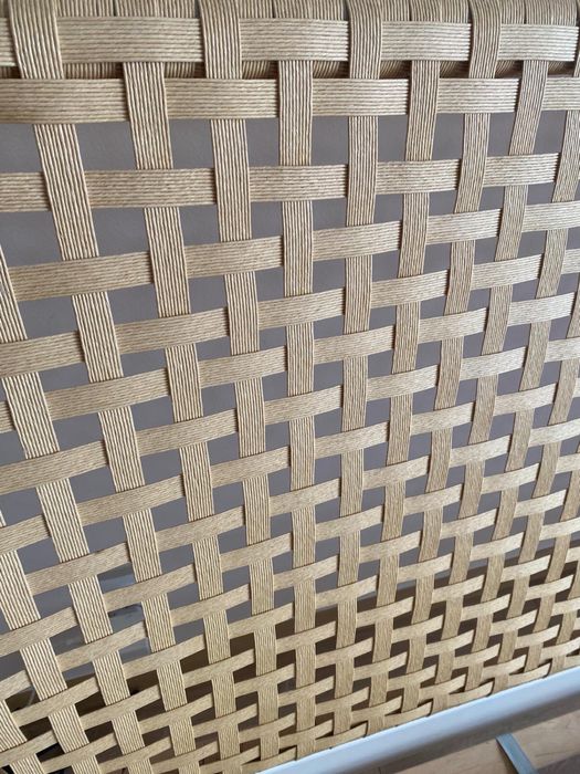 Łóżko Ikea 140x200 z wiklinowym zaglowniem, rama i deski