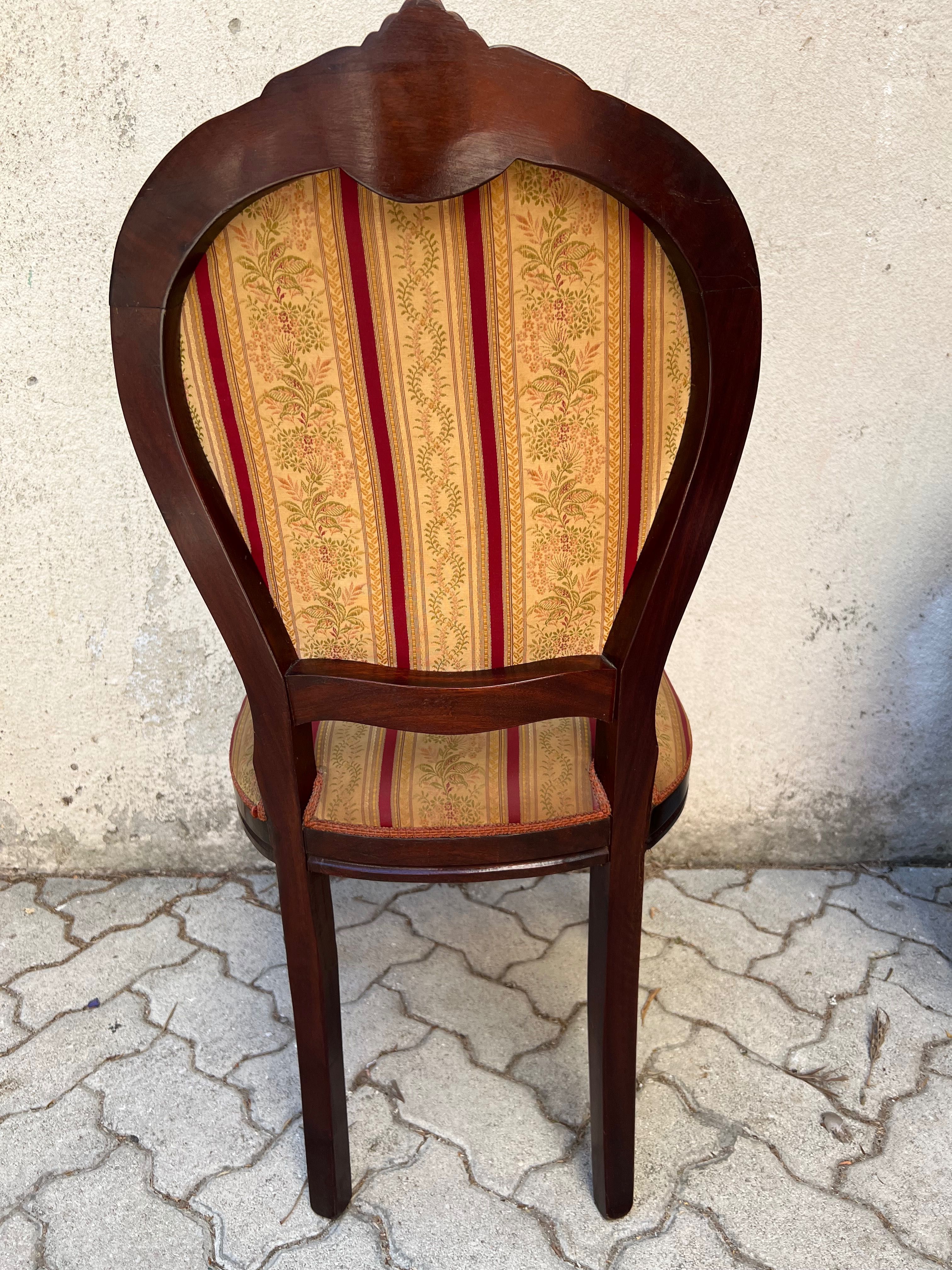 Cadeira antiga Luis XV madeira