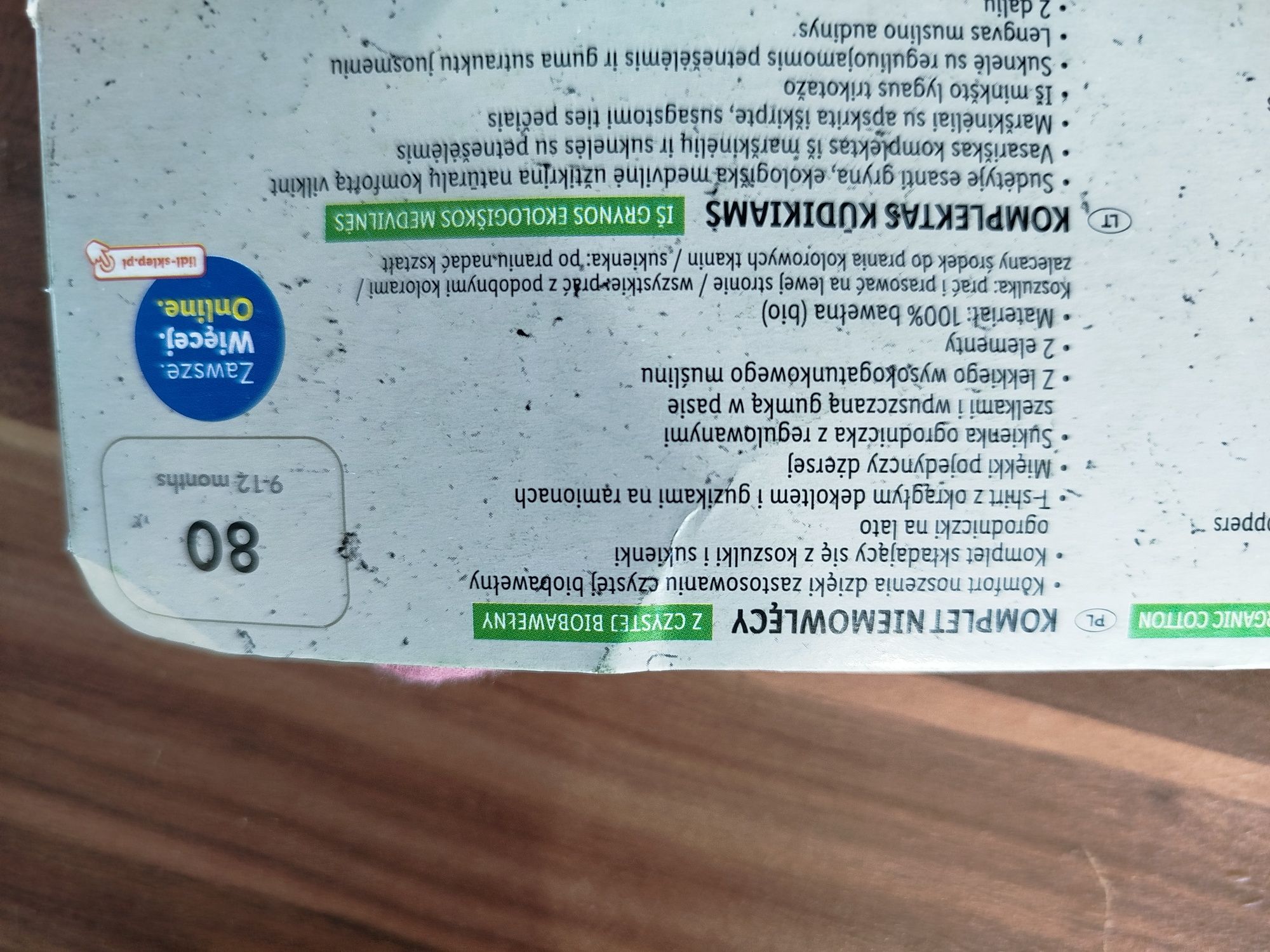 Zestaw sukienka +koszulka art 454,